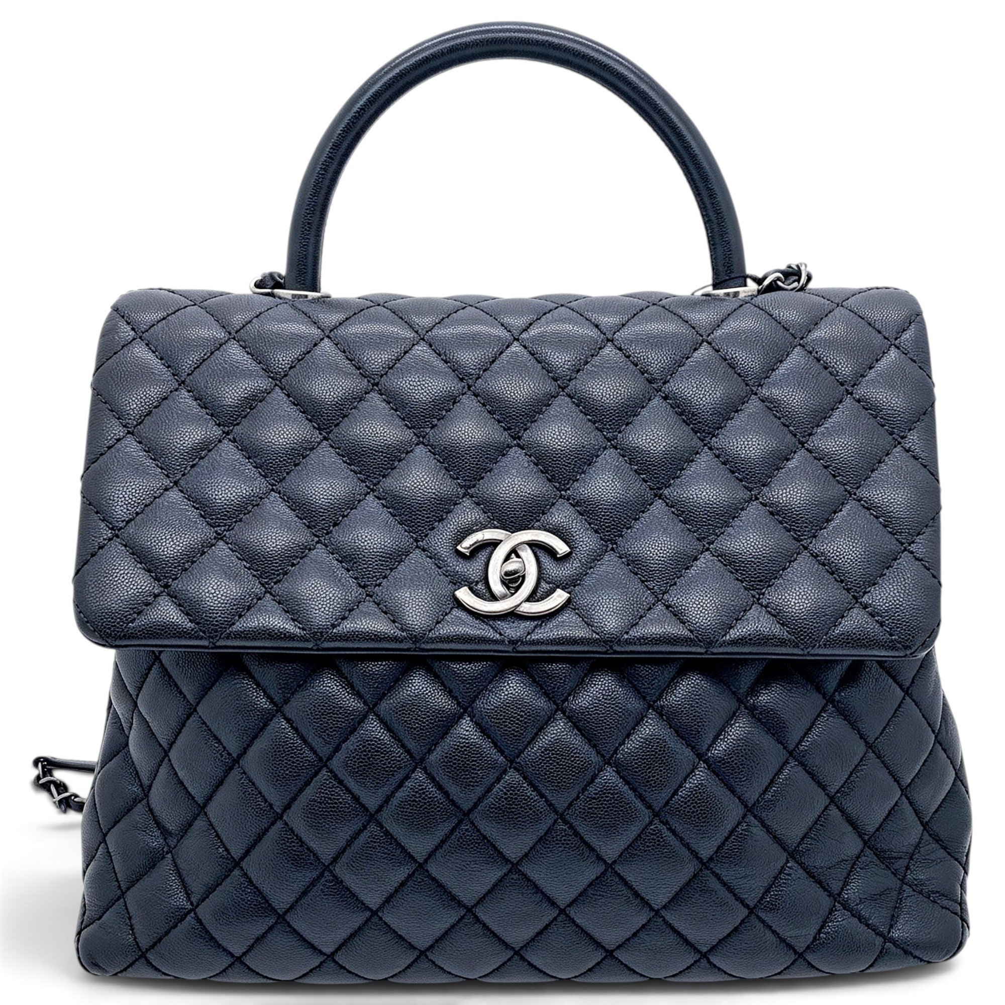 Coco Handle leather handbag
