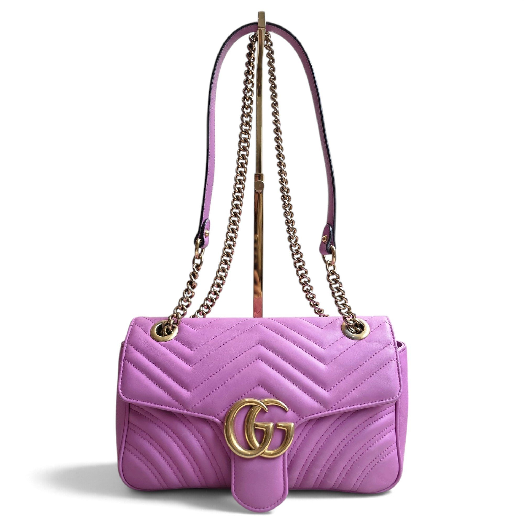 GG Marmont Flap leather crossbody bag