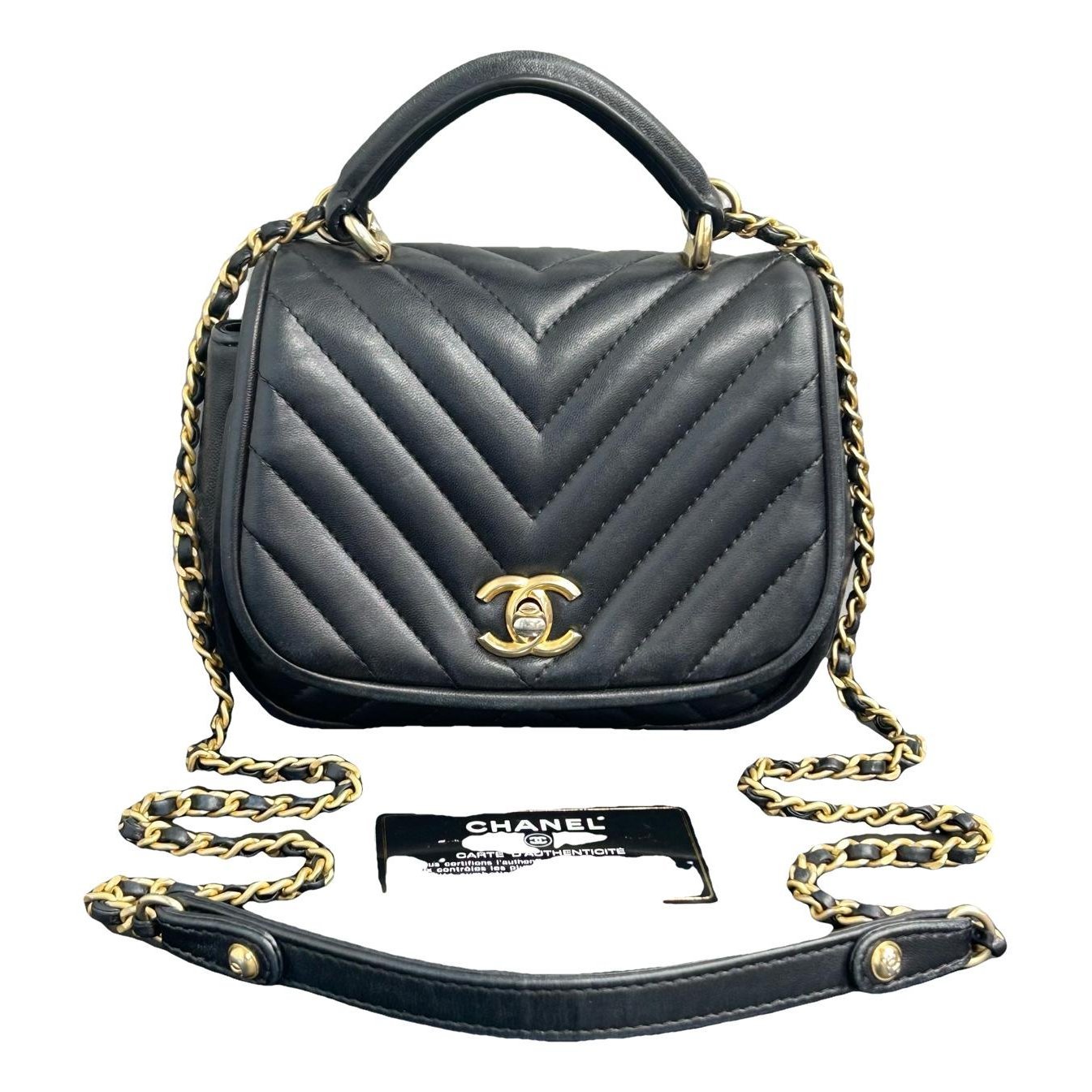 Leather handbag
