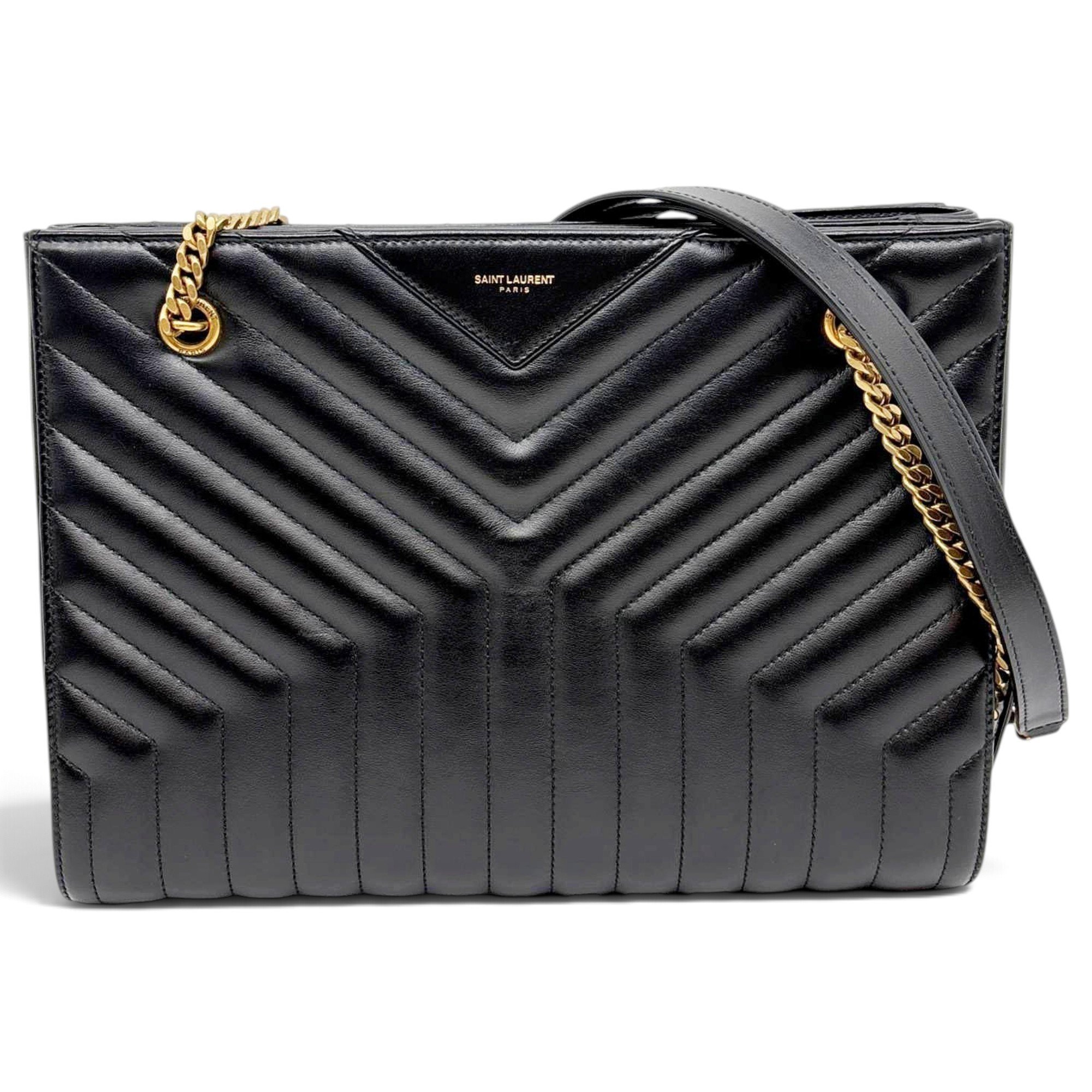 Leather tote