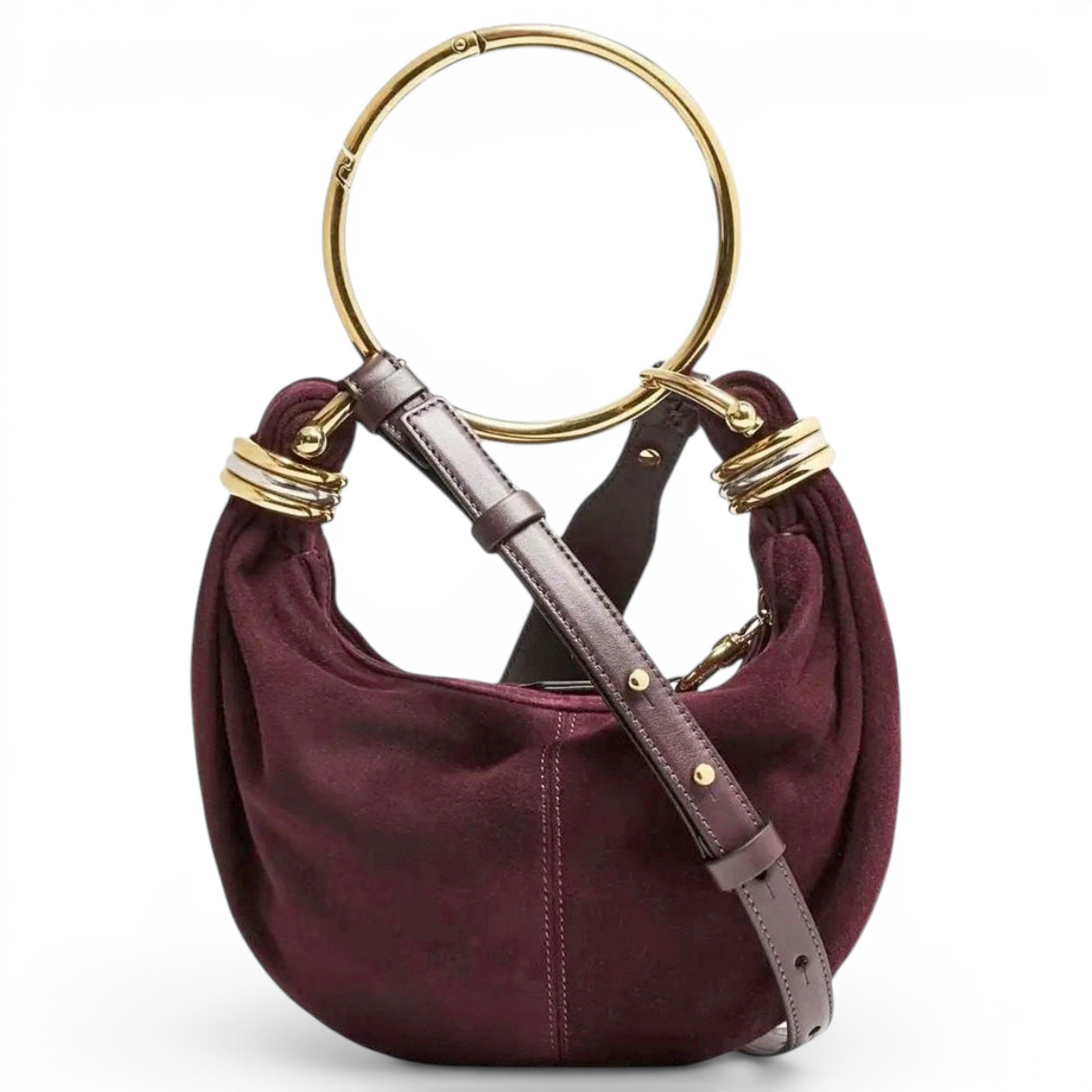 Bracelet Bag velvet crossbody bag