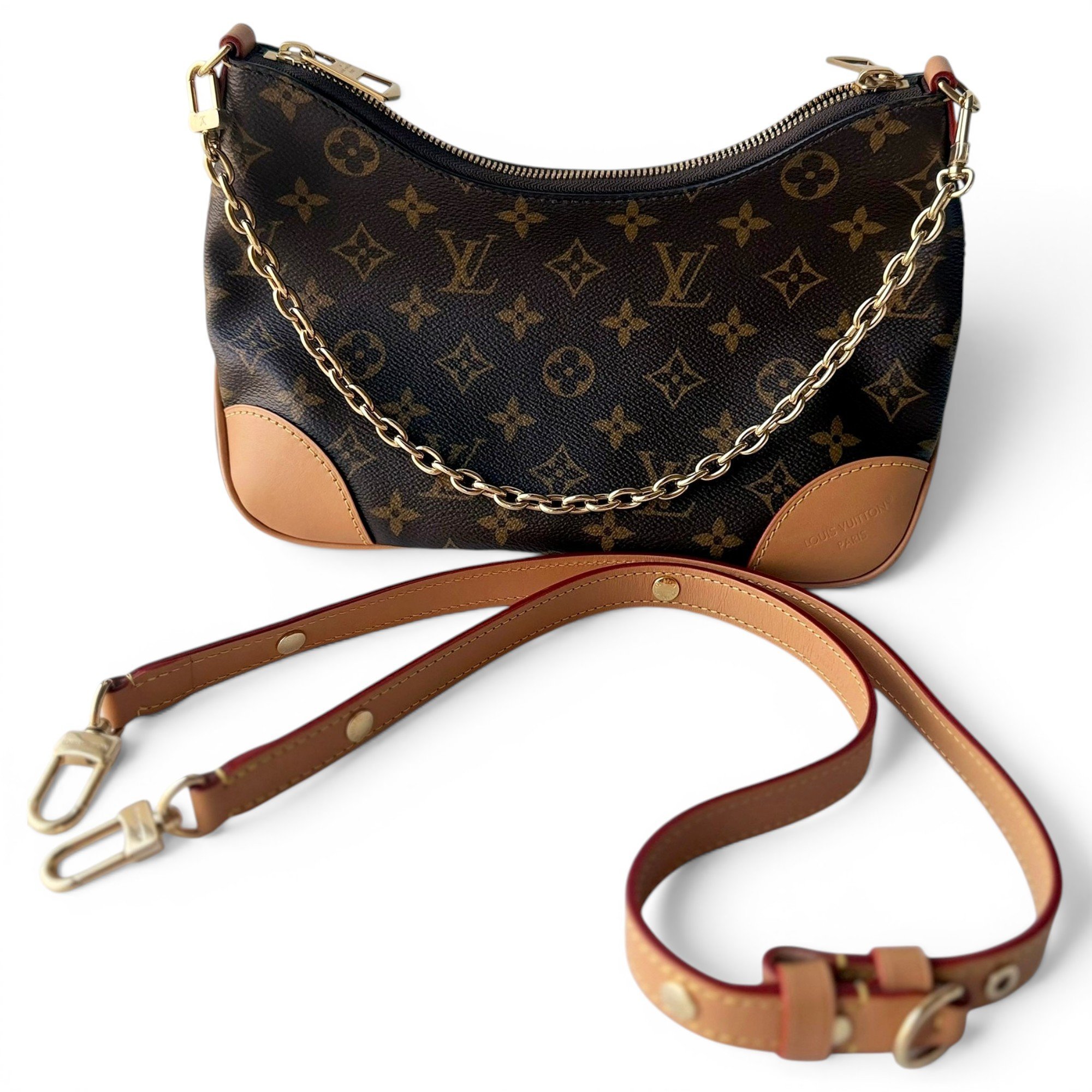 Louis Vuitton Boulogne leather crossbody bag