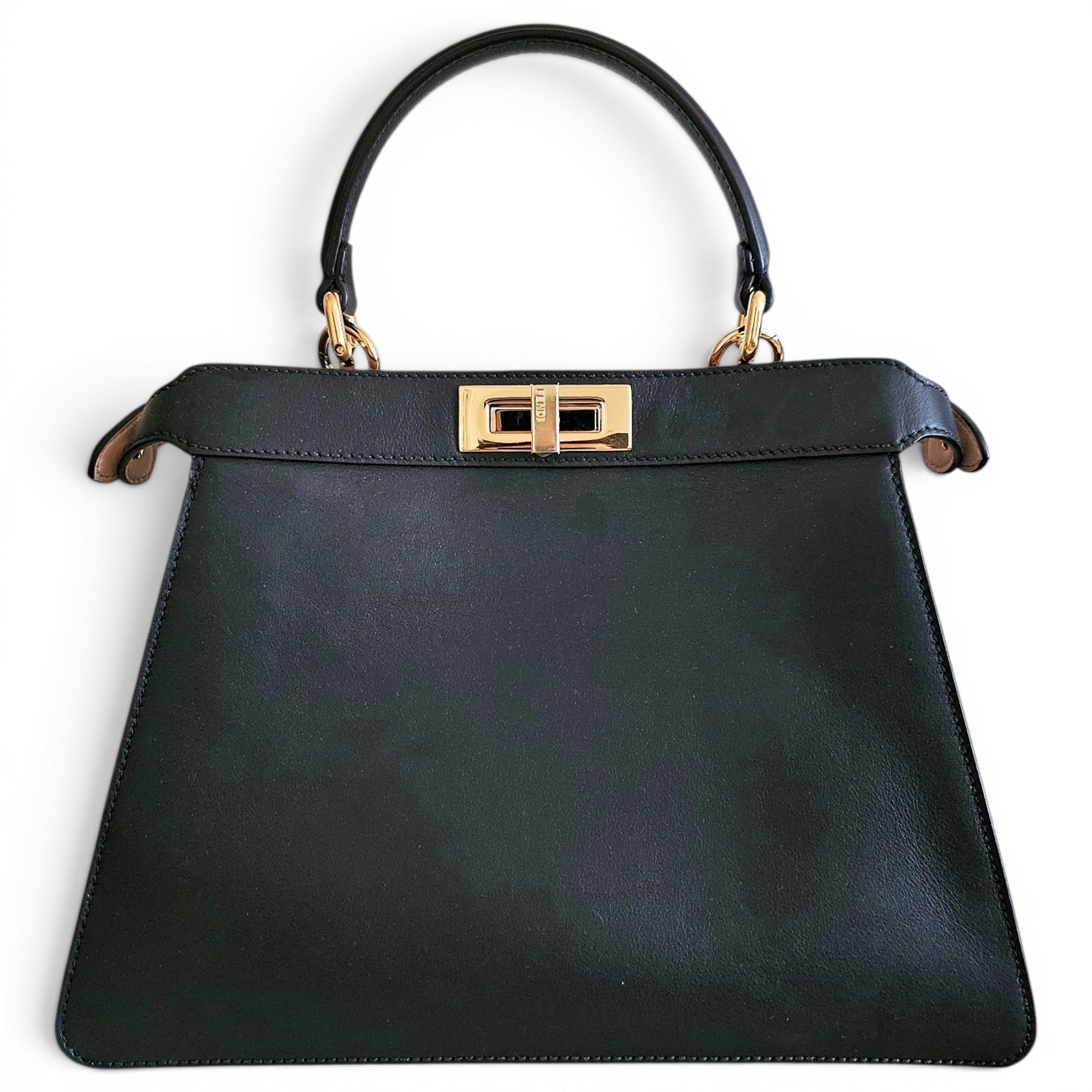 Fendi Peekaboo leather handbag