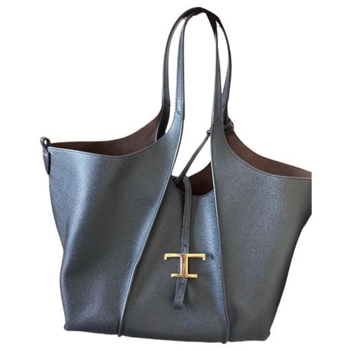 Leather tote