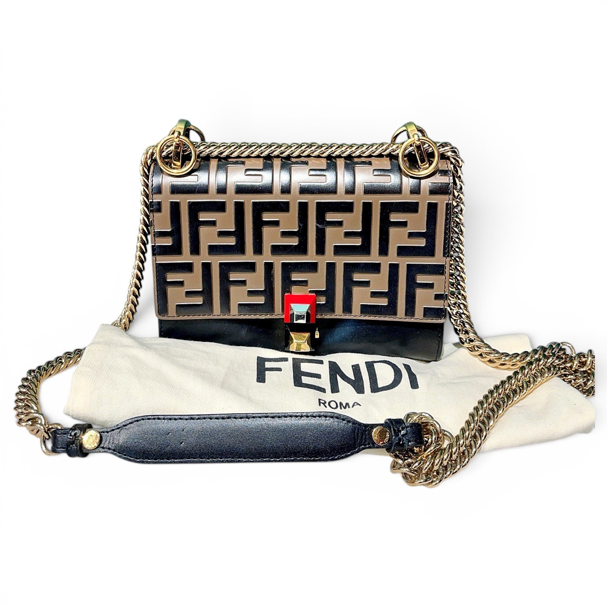 Kan I leather handbag