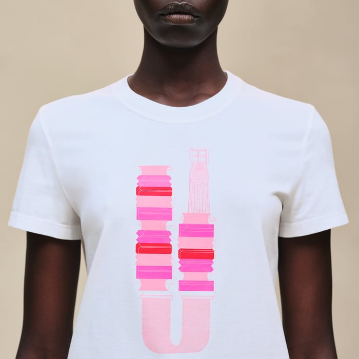 Blanc Printed Straight T-shirt