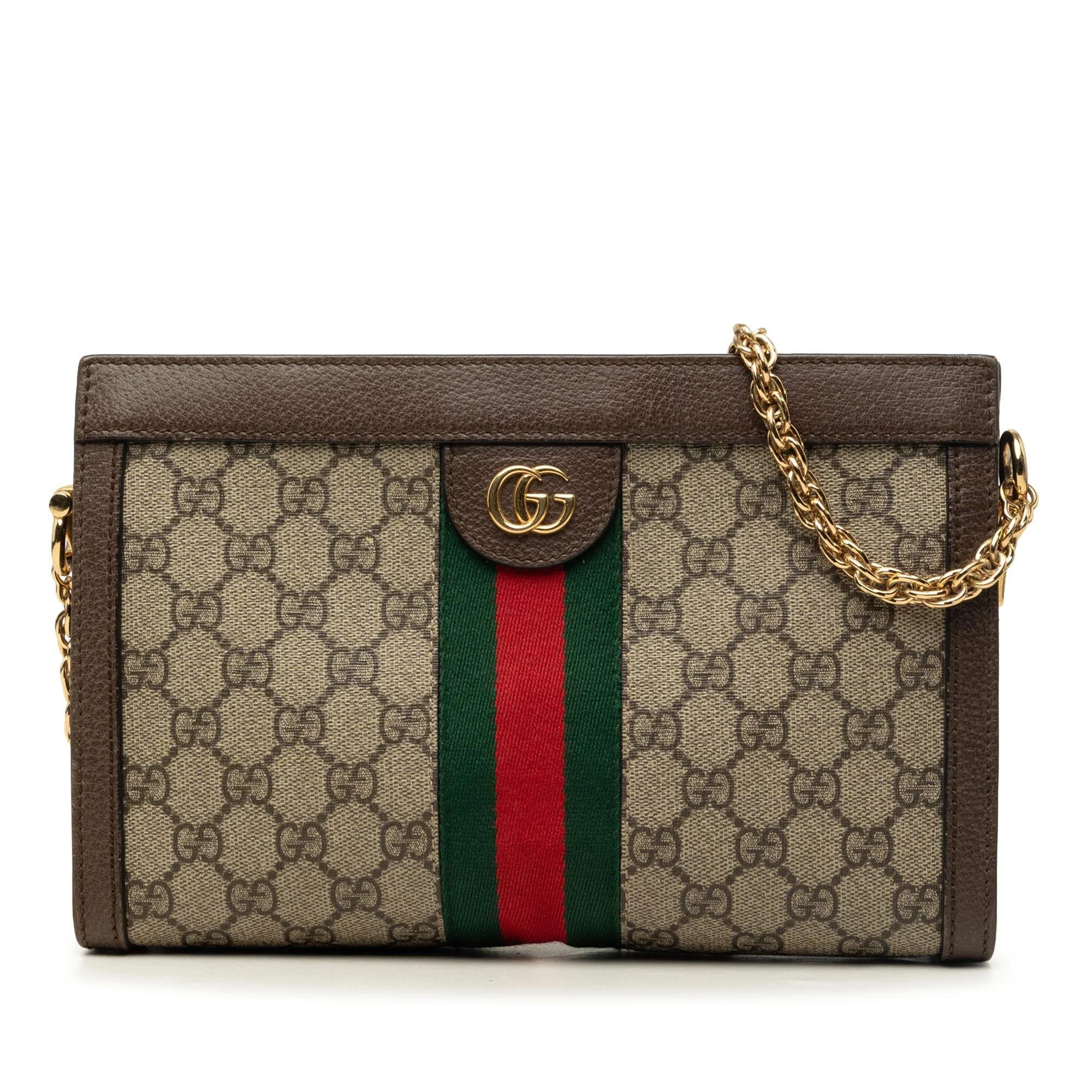 Ophidia leather crossbody bag