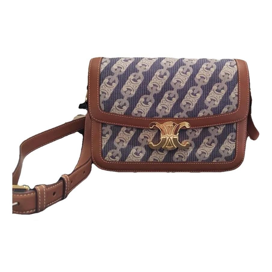 Triomphe leather handbag