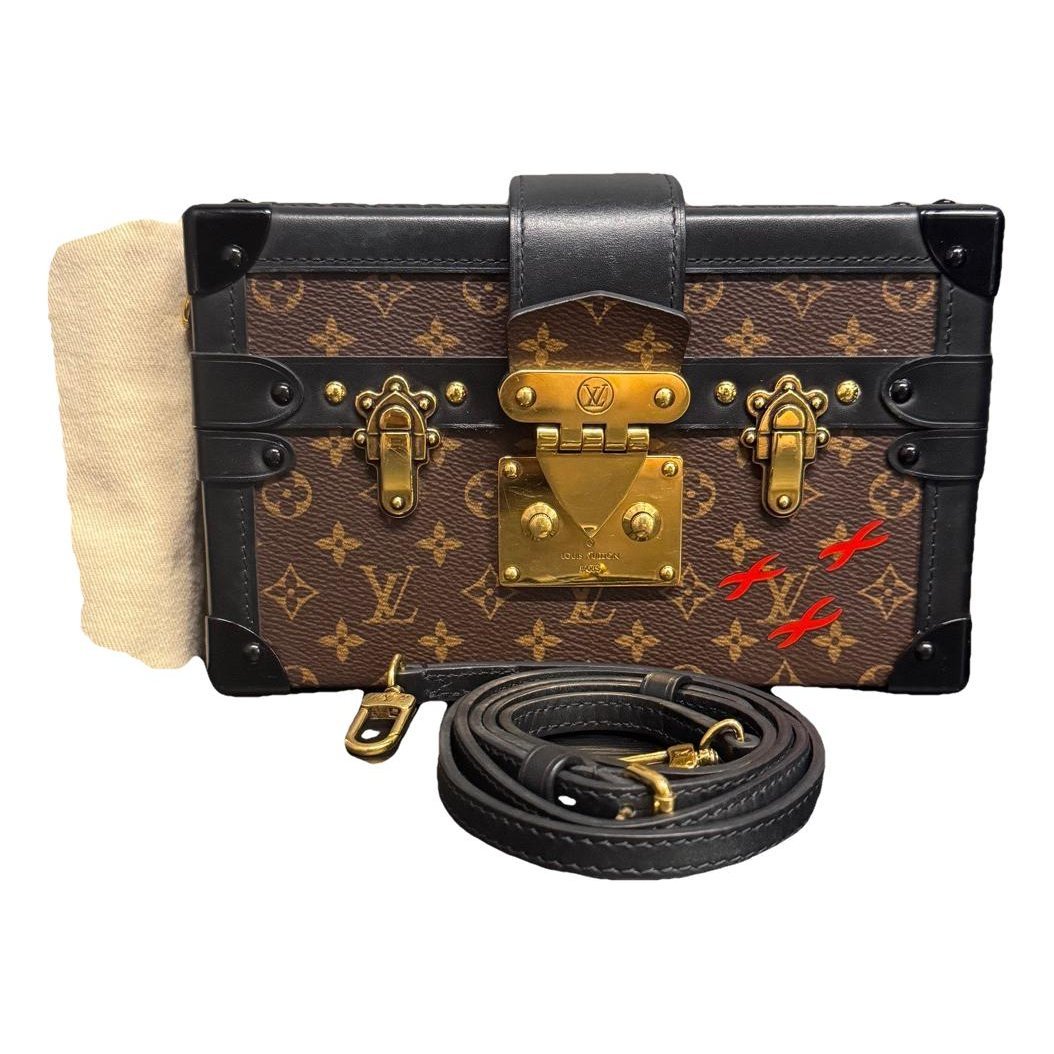 Petite Malle leather handbag