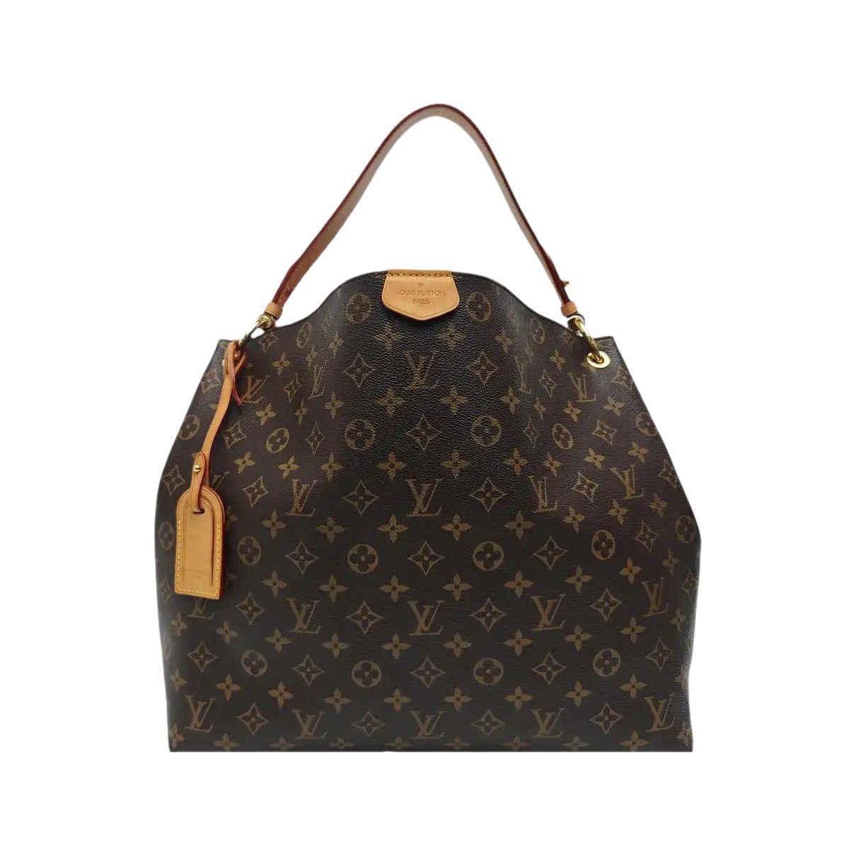 Graceful leather handbag