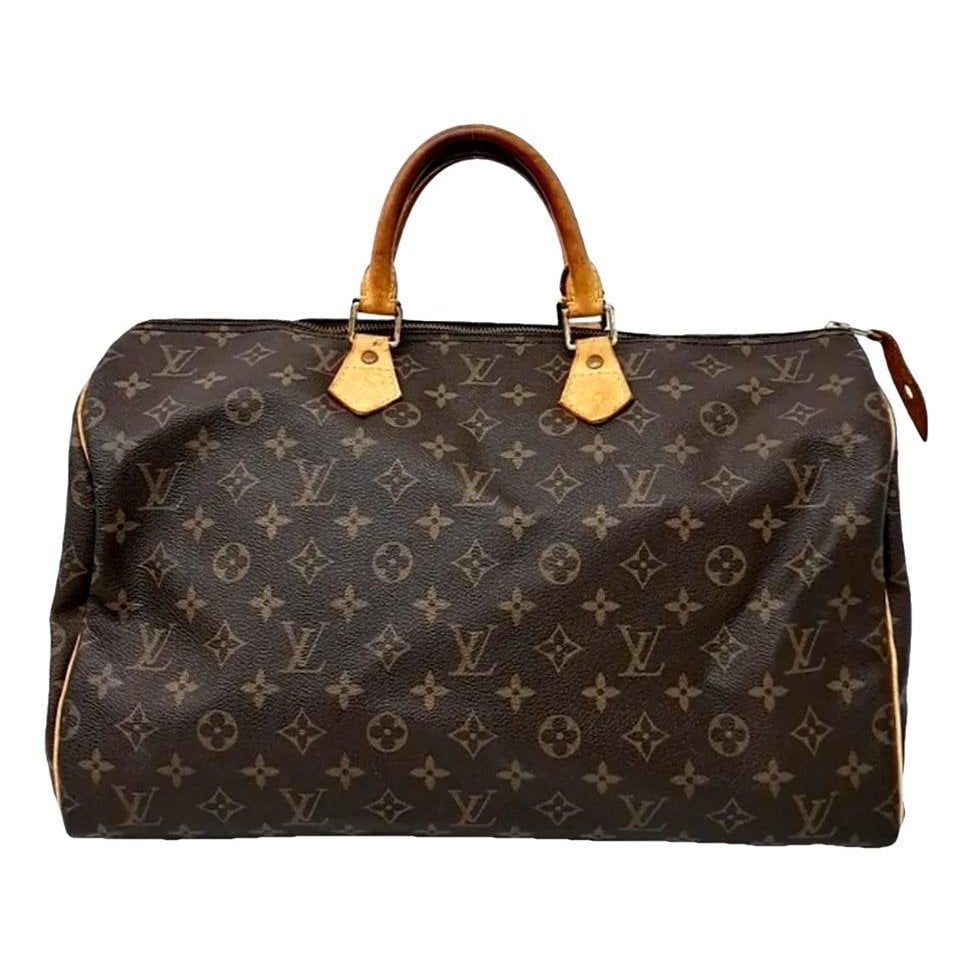 Speedy leather tote