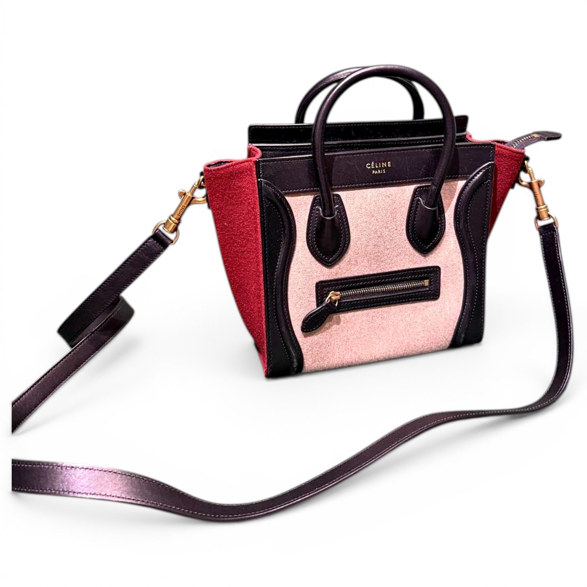 Nano Luggage leather handbag