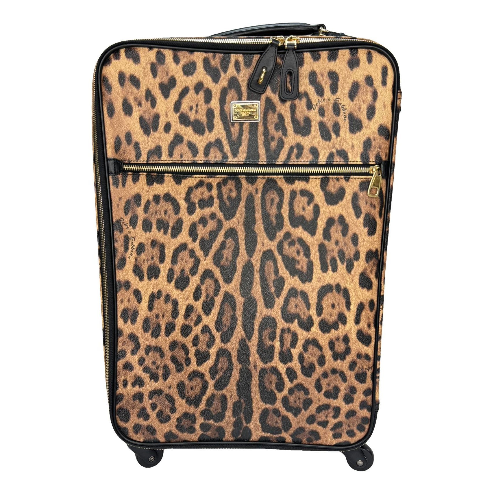 Leather travel bag