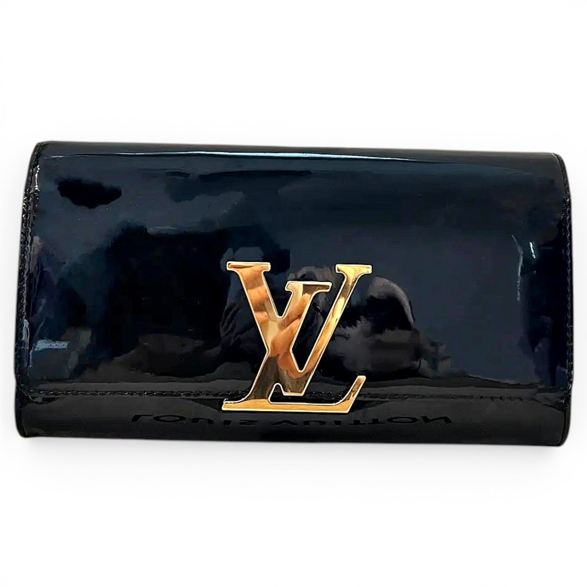 Sobe patent leather clutch bag