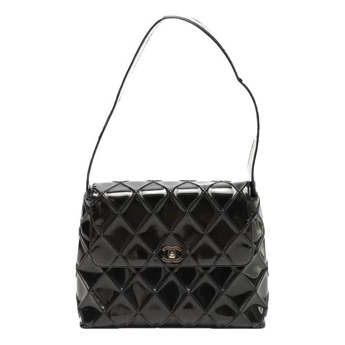 Trendy CC Quilted leather handbag