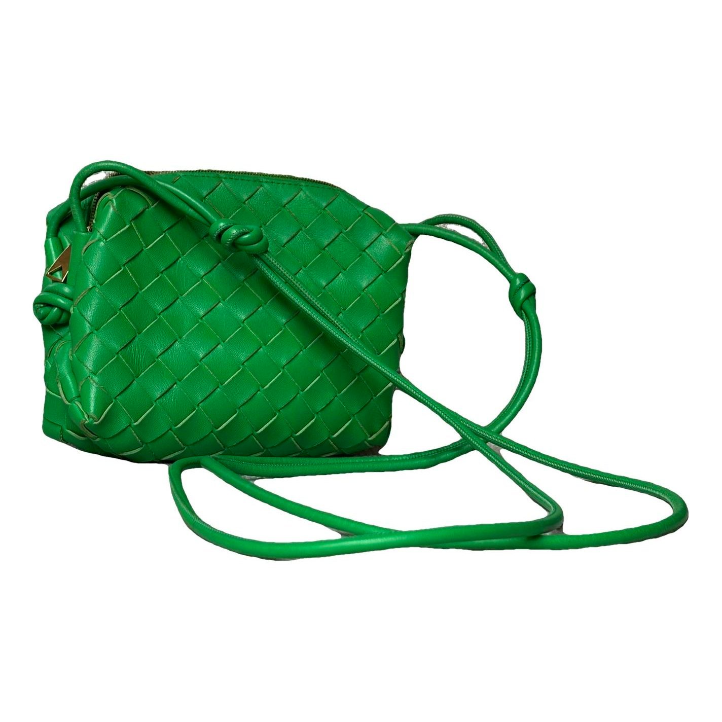 Loop leather crossbody bag