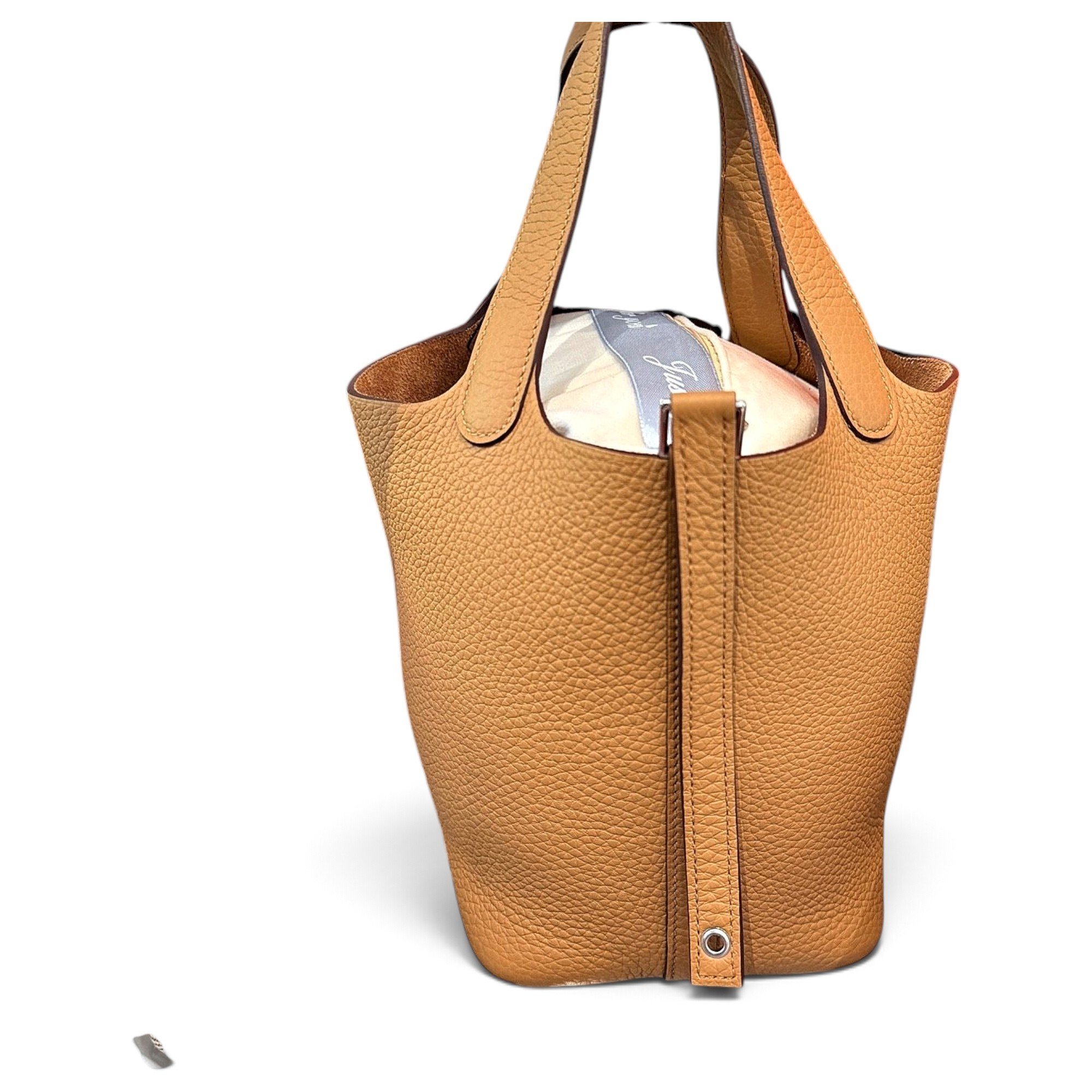 Picotin leather handbag