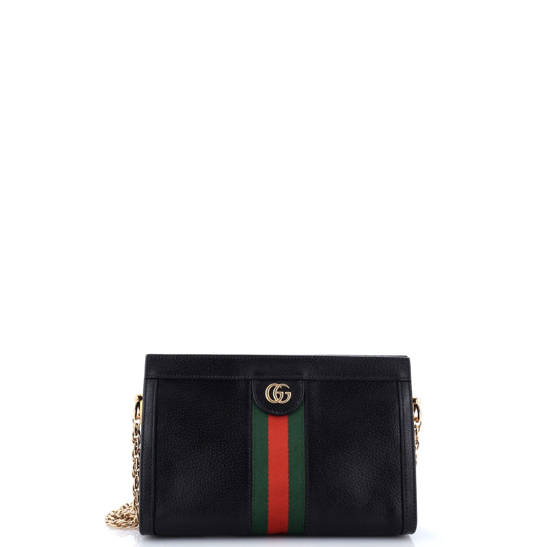 Ophidia Chain Shoulder Bag Leather Small