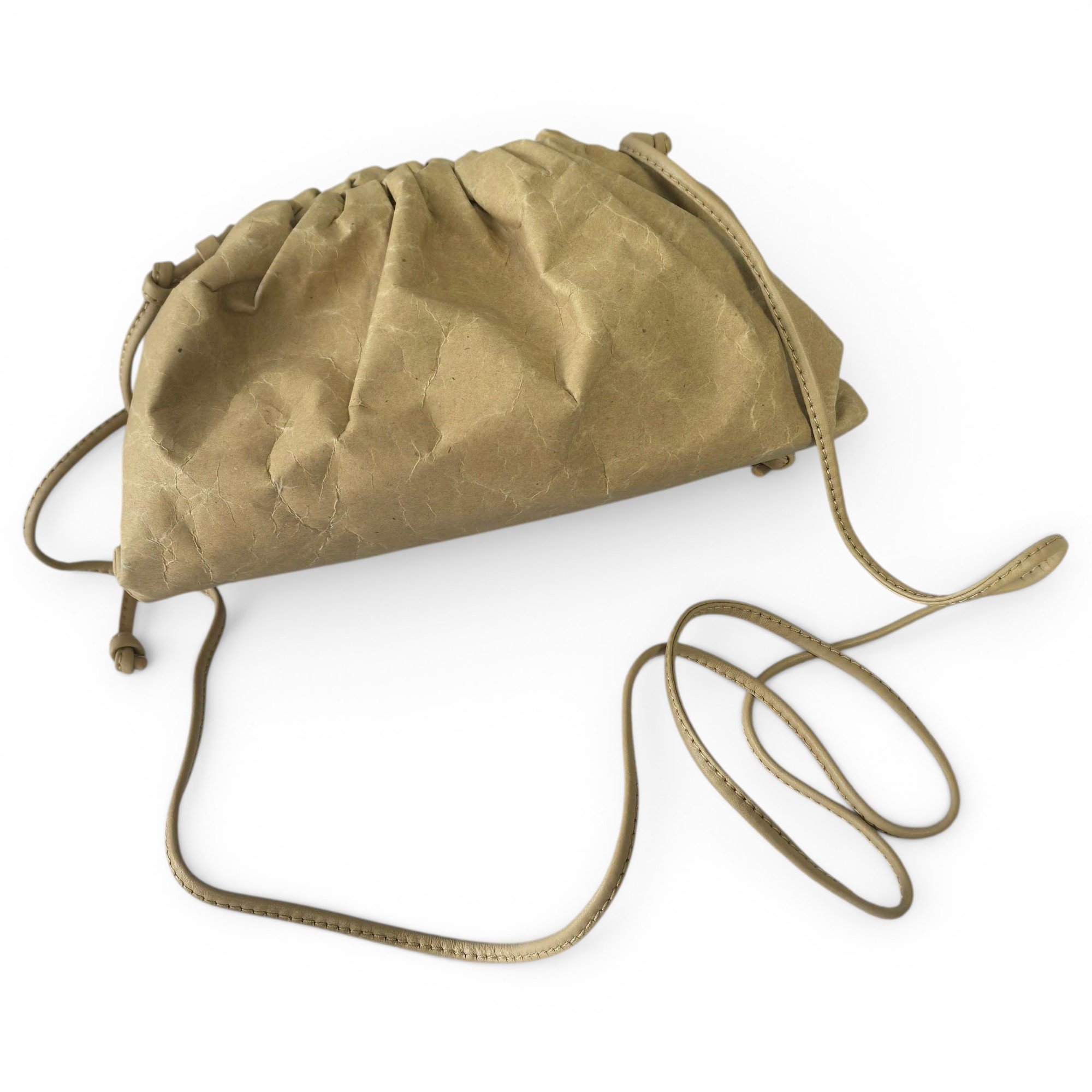 Pouch leather handbag