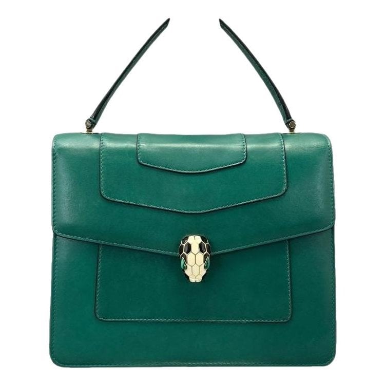 Serpenti leather handbag