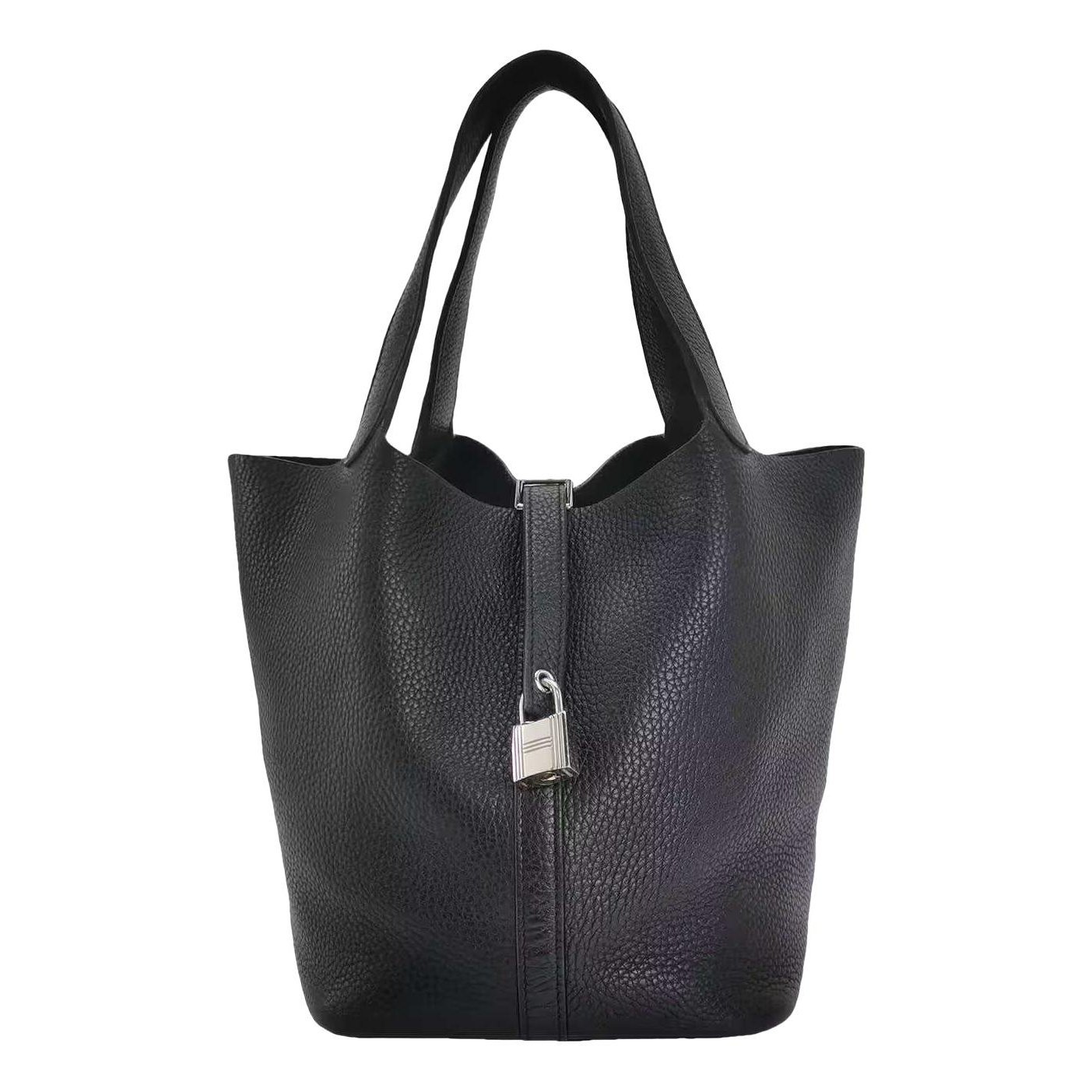 Picotin leather handbag