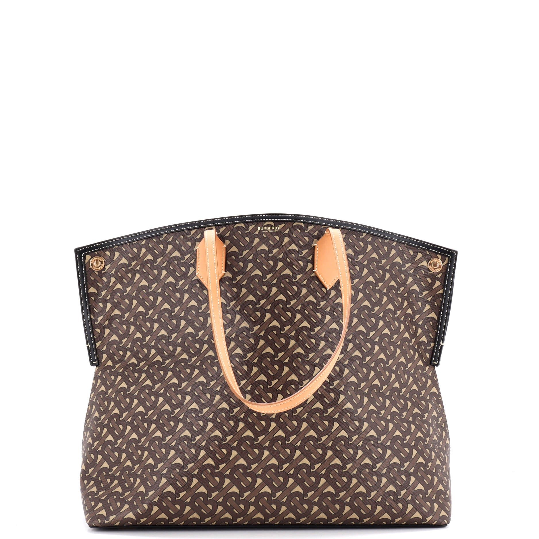 Society Tote Monogram E-Canvas Large