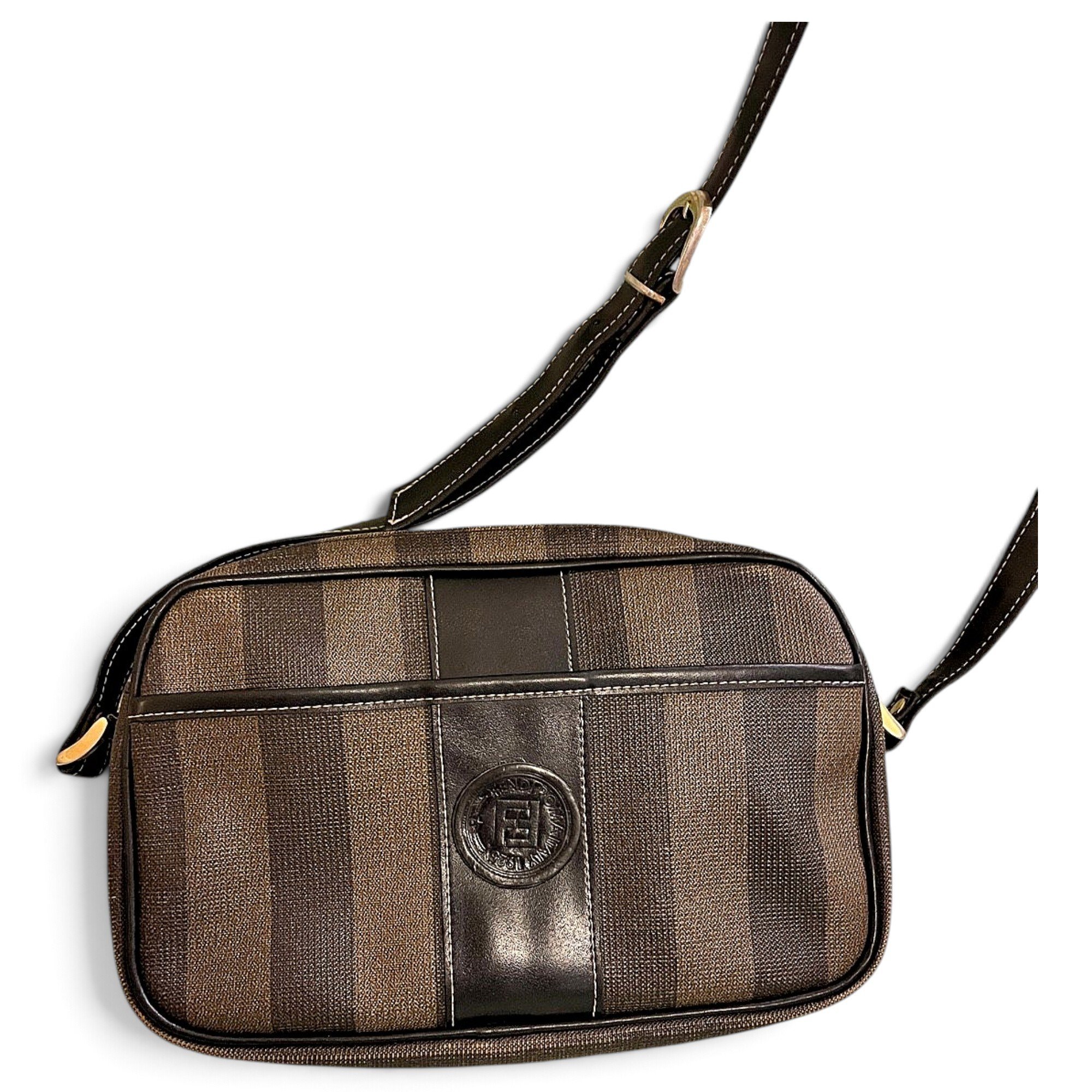 Camera case leather crossbody bag