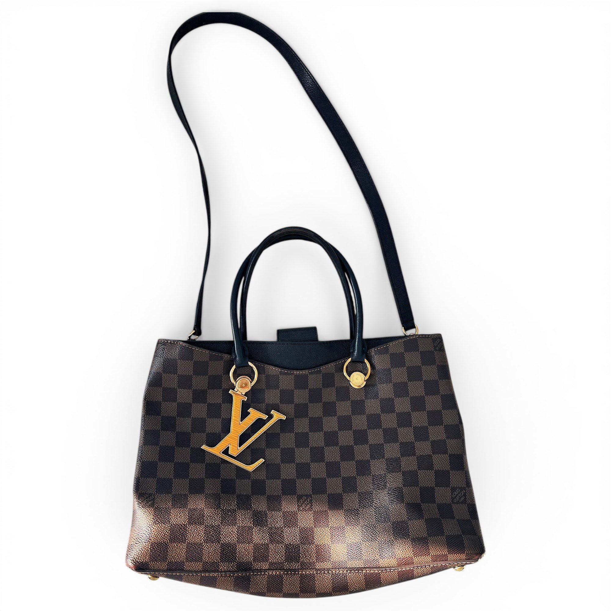 LV Riverside leather handbag