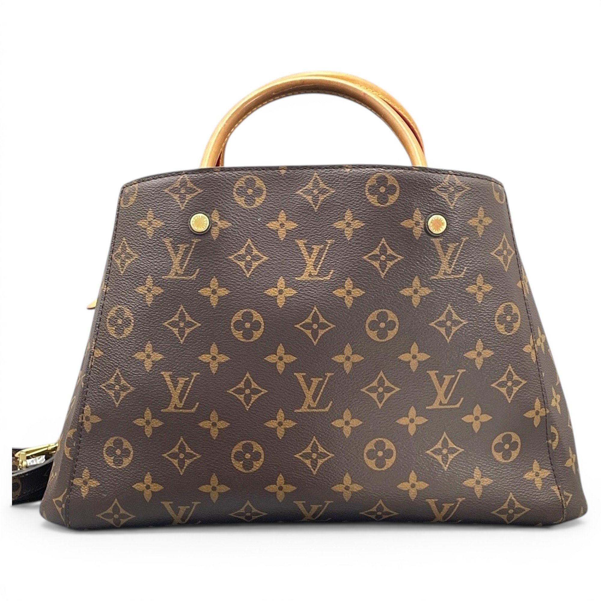 Louis Vuitton Montaigne leather tote