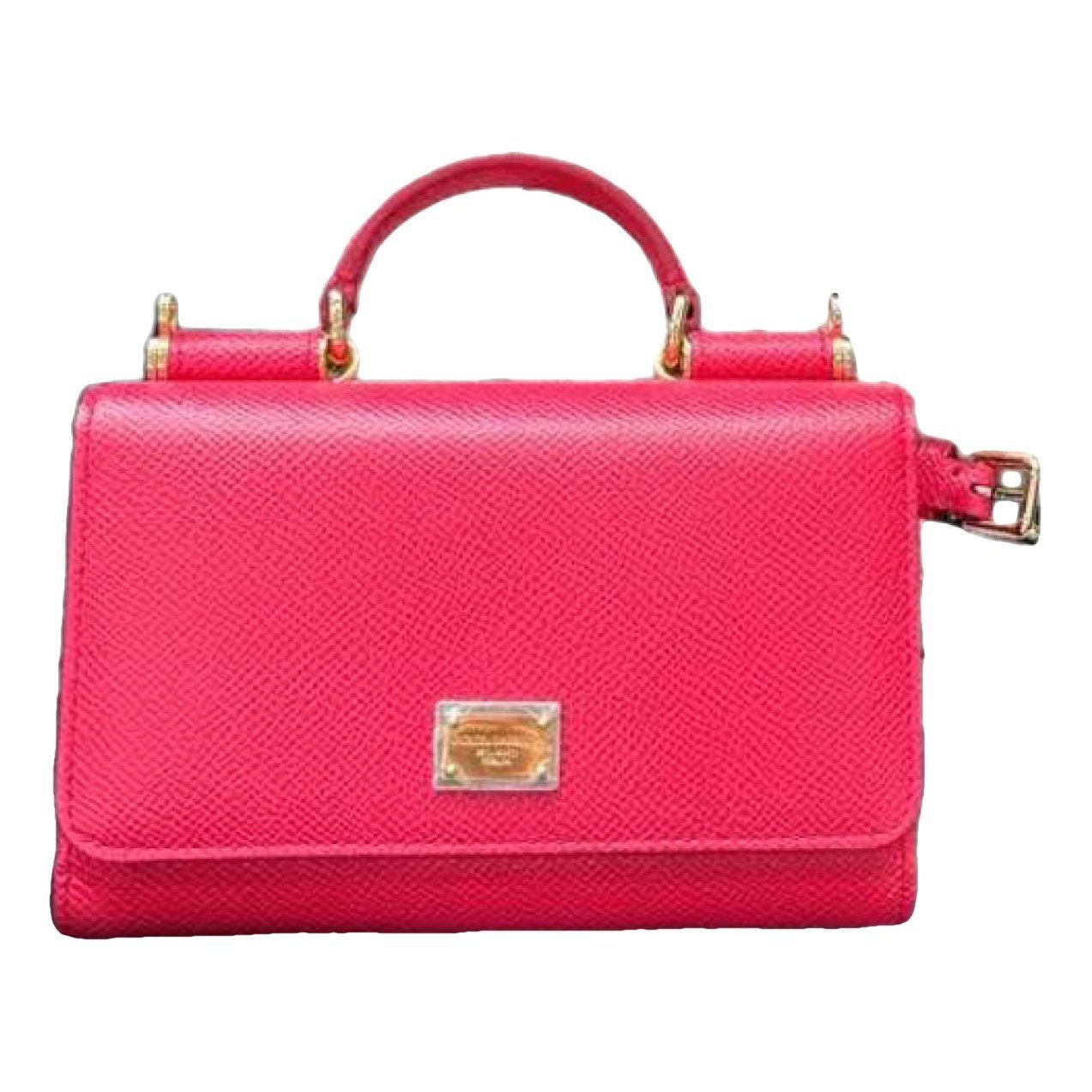 Dolce & Gabbana Sicily leather handbag