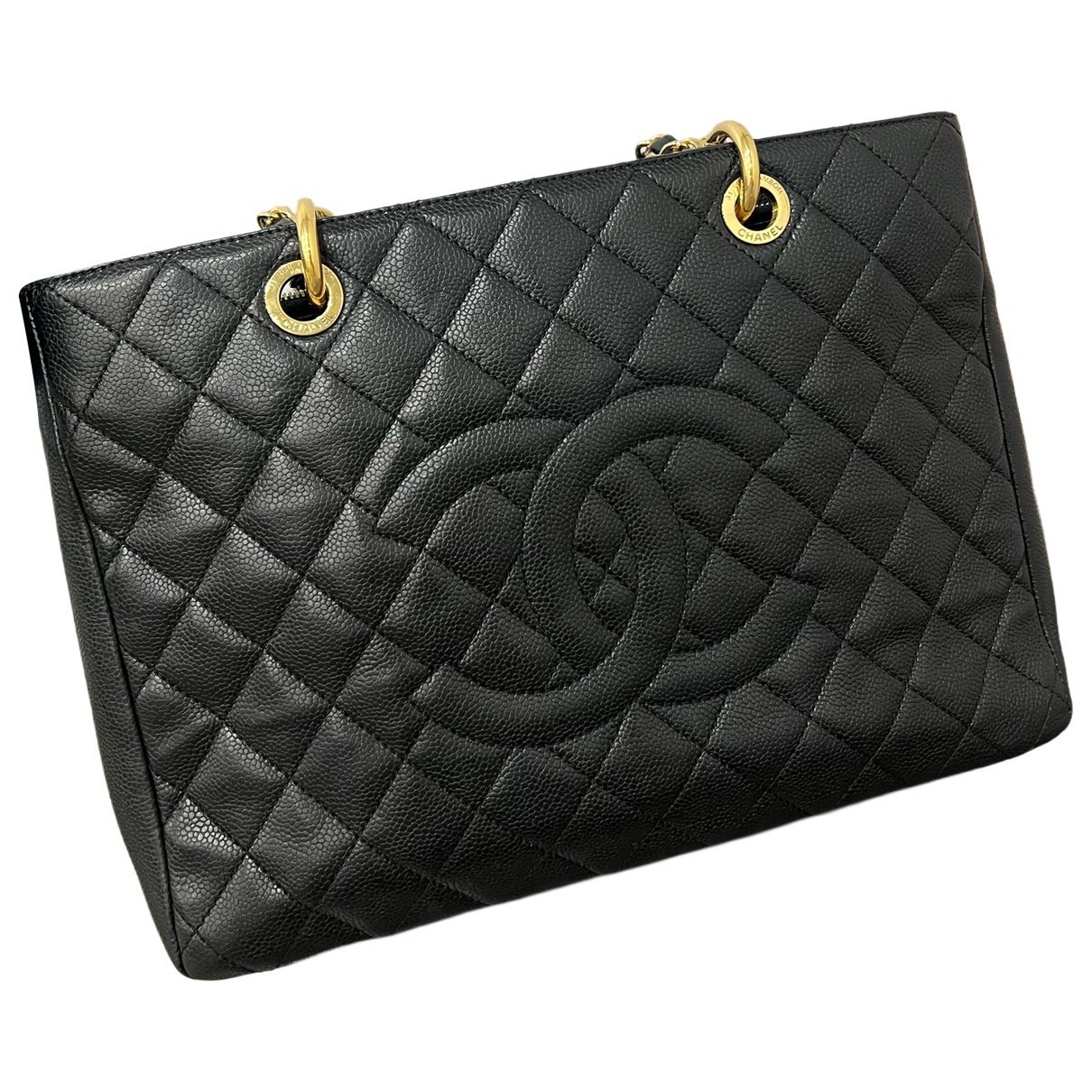 Grand shopping leather tote