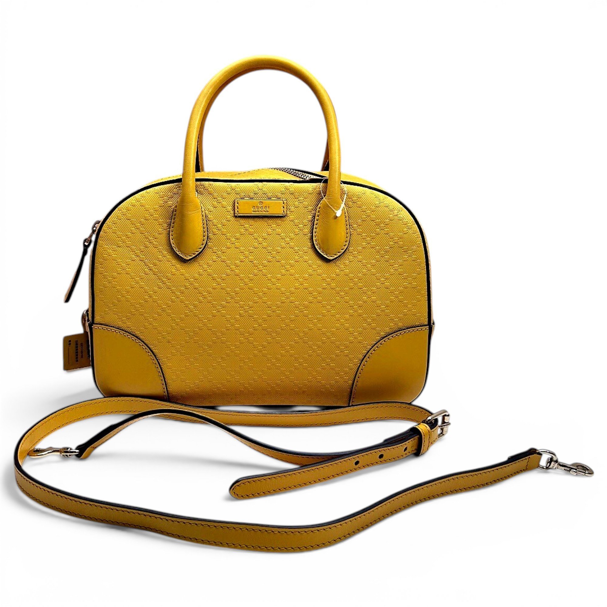 Boston leather tote