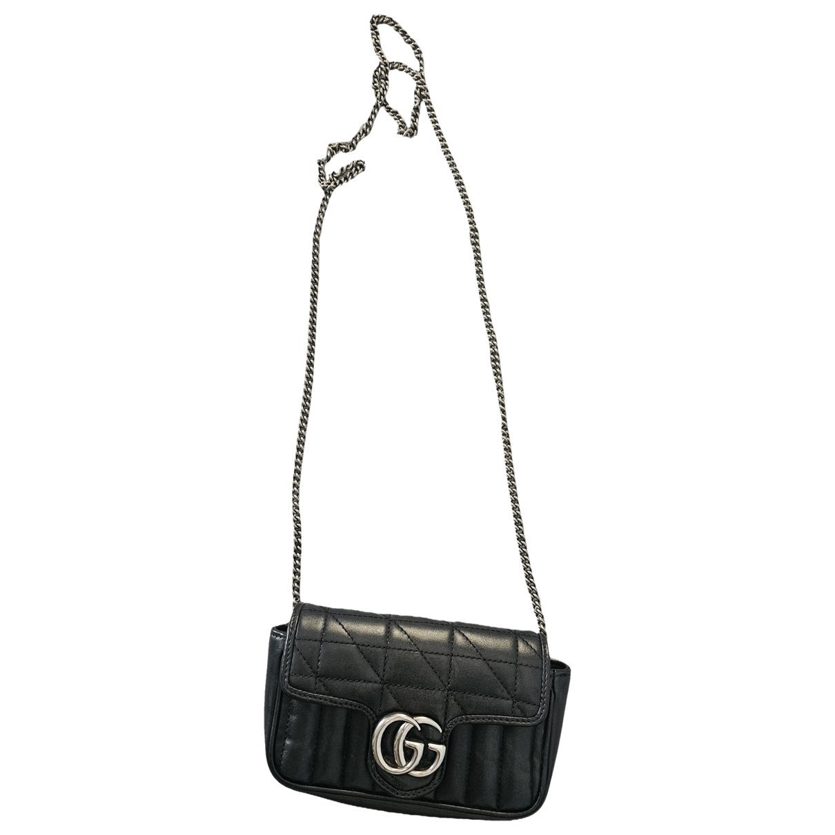 GG Marmont Chain Flap leather crossbody bag