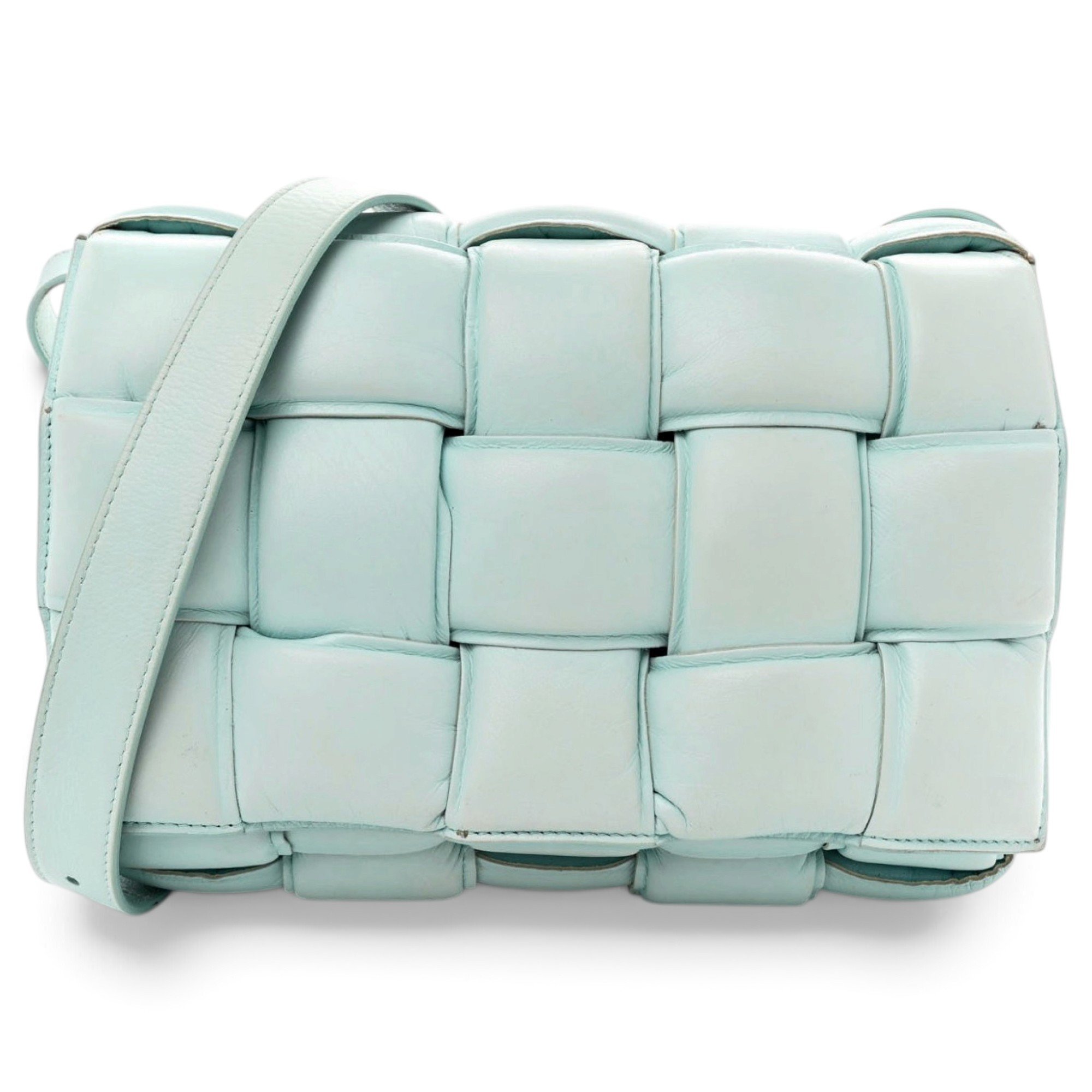 Cassette Padded leather handbag