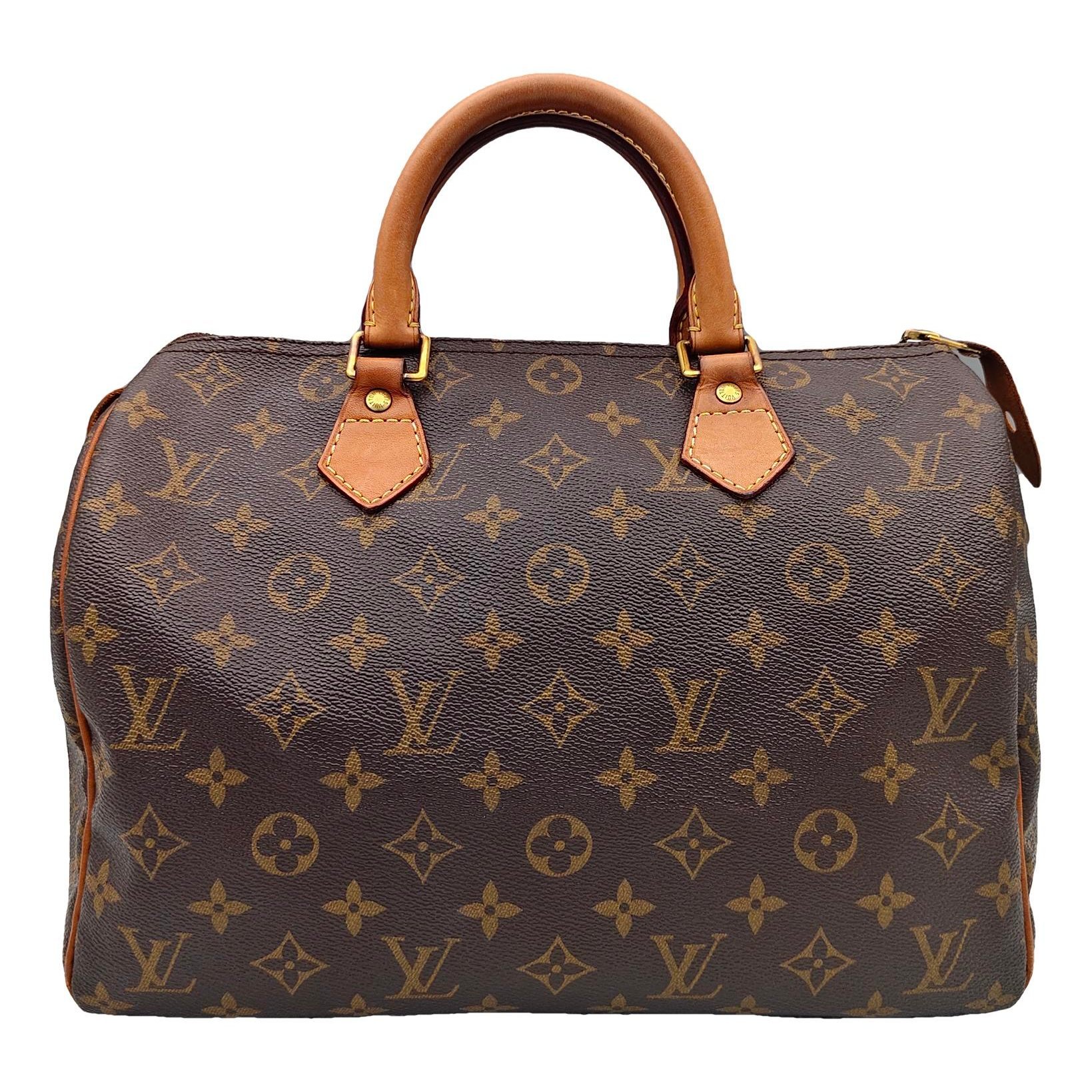 Speedy leather handbag
