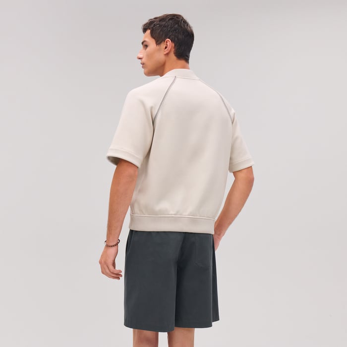 Vapeur "Reversible Sport" Zipped T-shirt