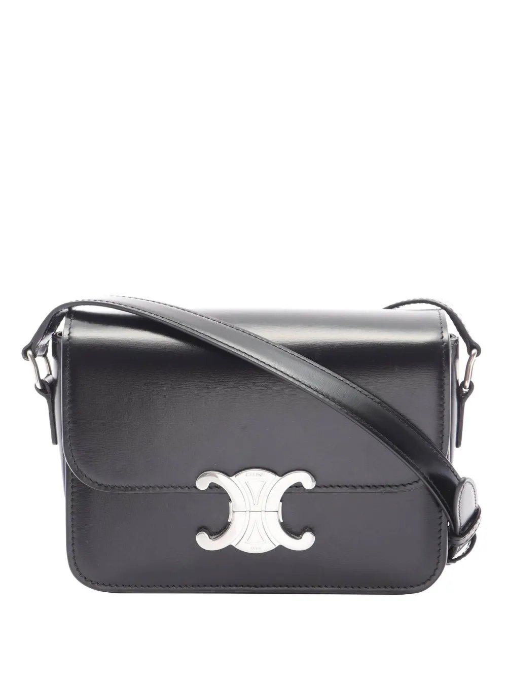 2000-2026 Teen Shiny Calfskin Triomphe crossbody bag