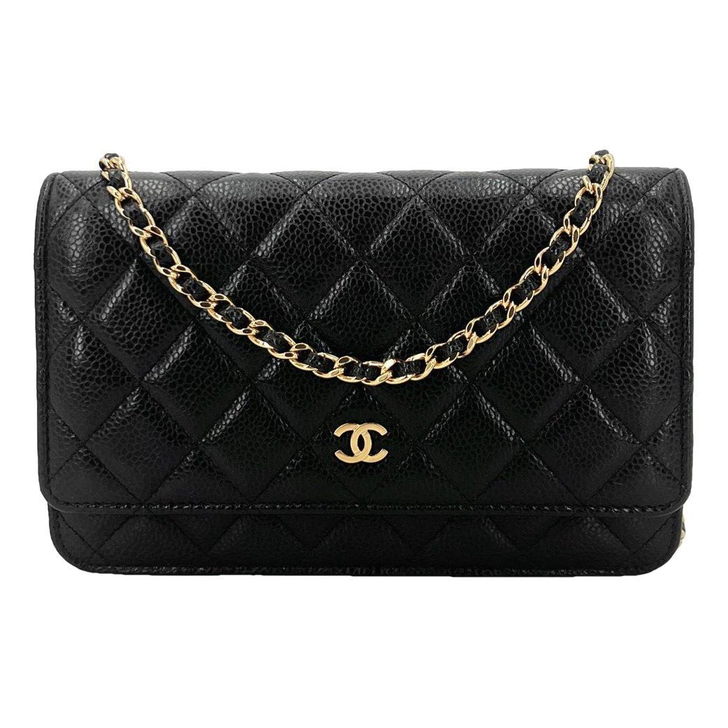 Wallet On Chain Timeless/Classique leather handbag
