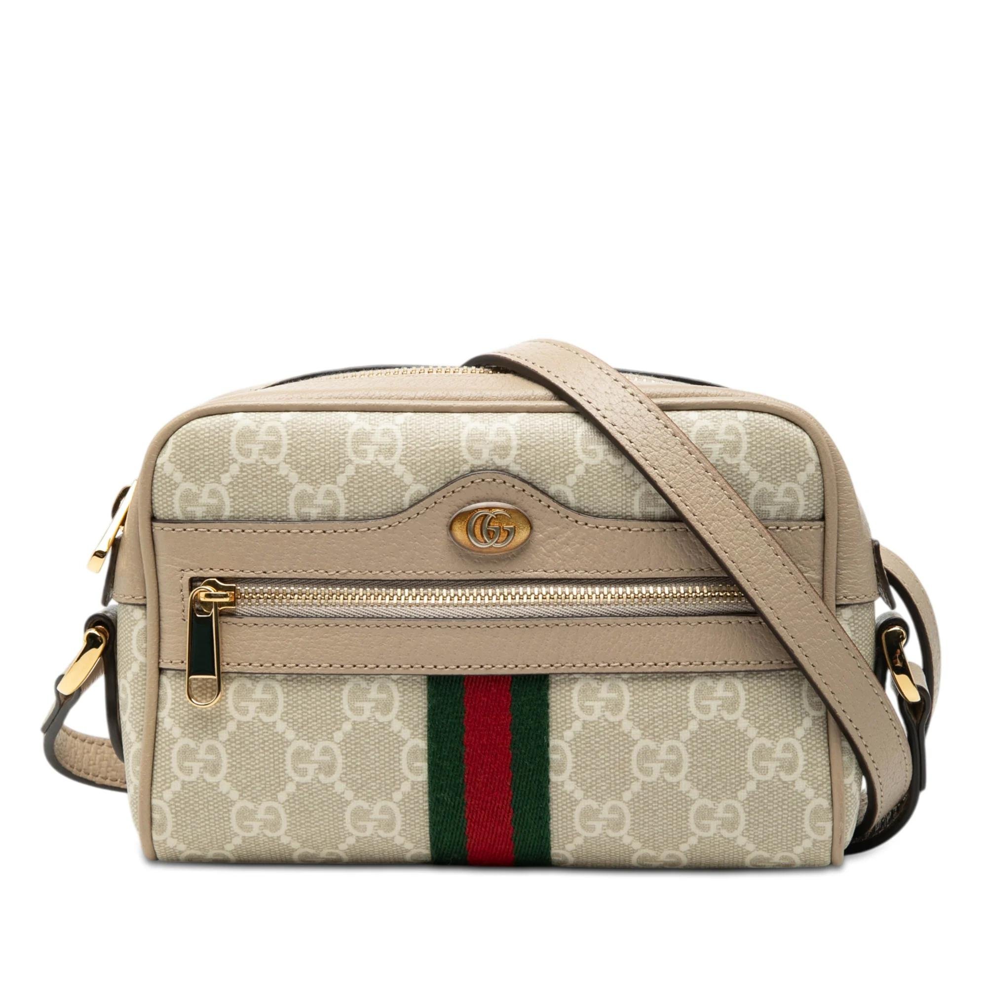 Ophidia leather crossbody bag