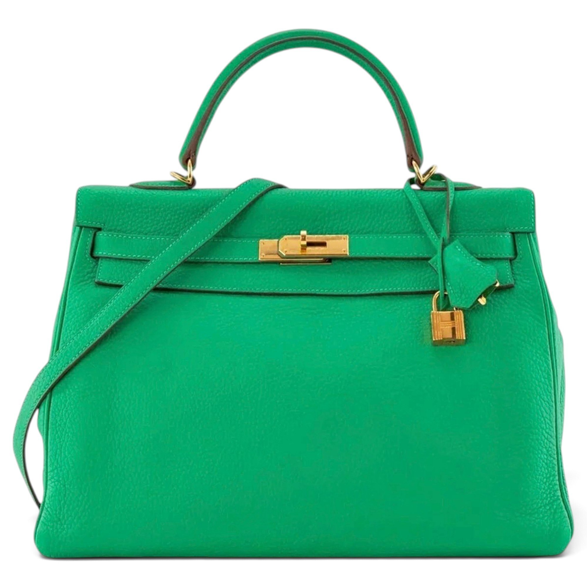 Kelly 35 leather handbag