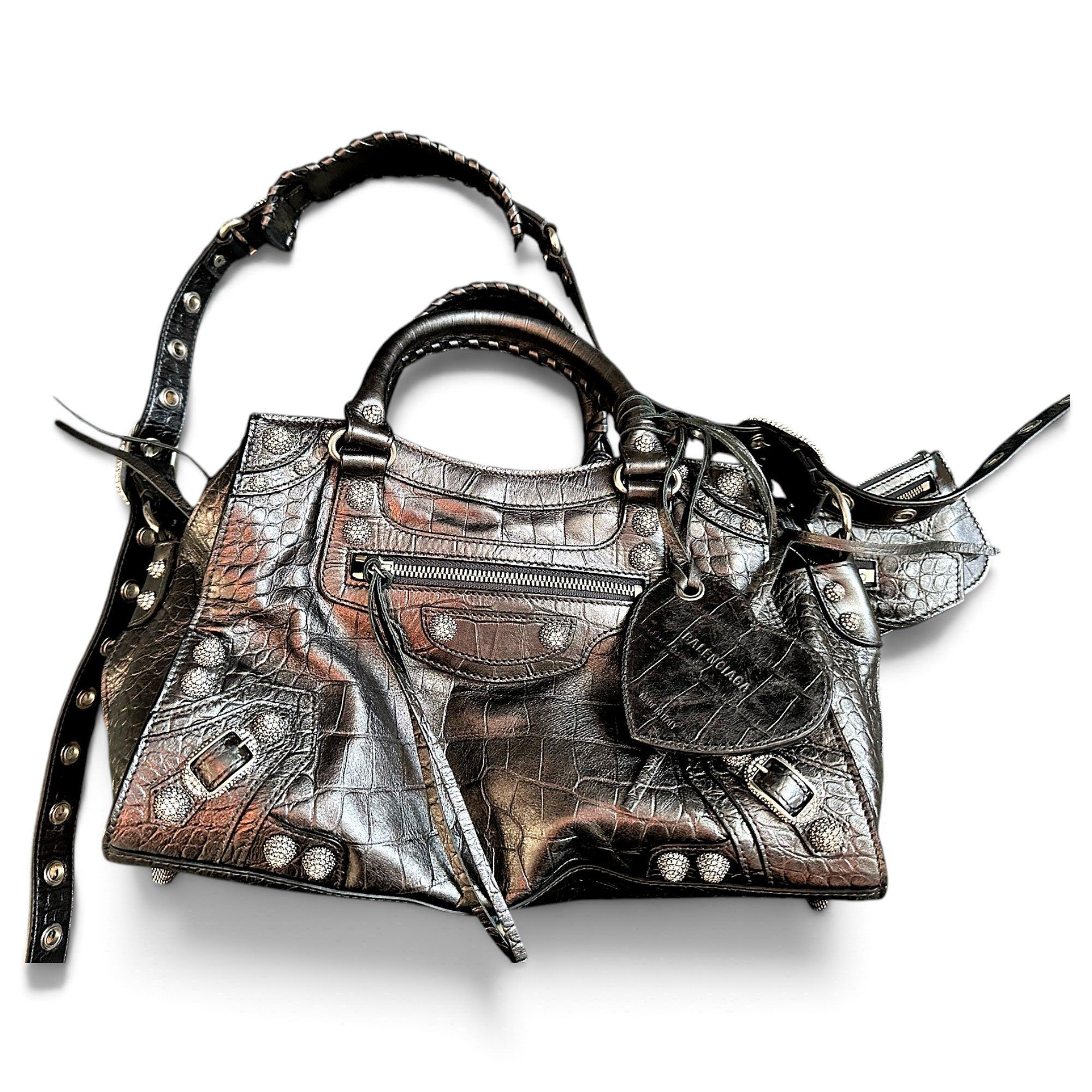 Neo Cagole City leather handbag