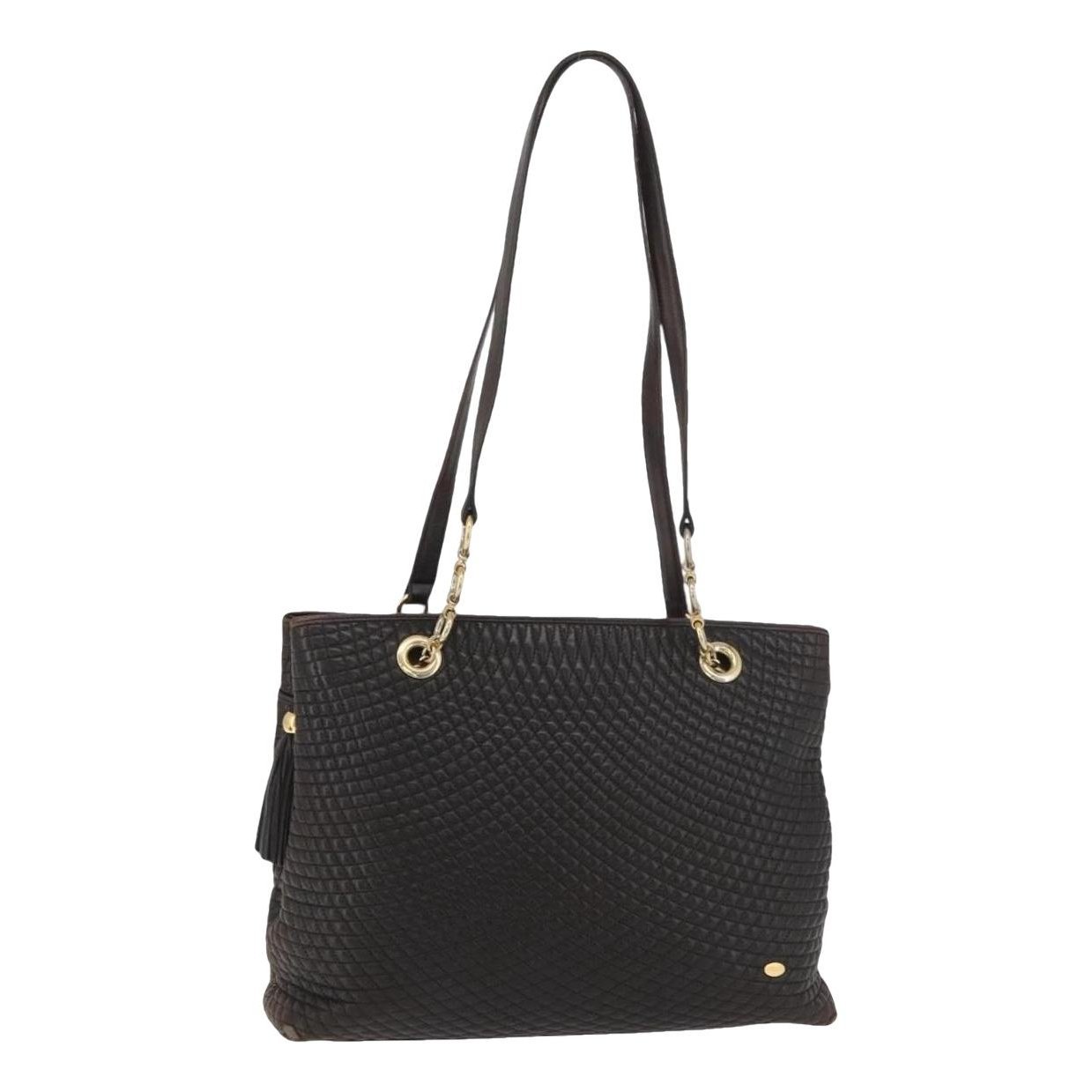 Leather tote