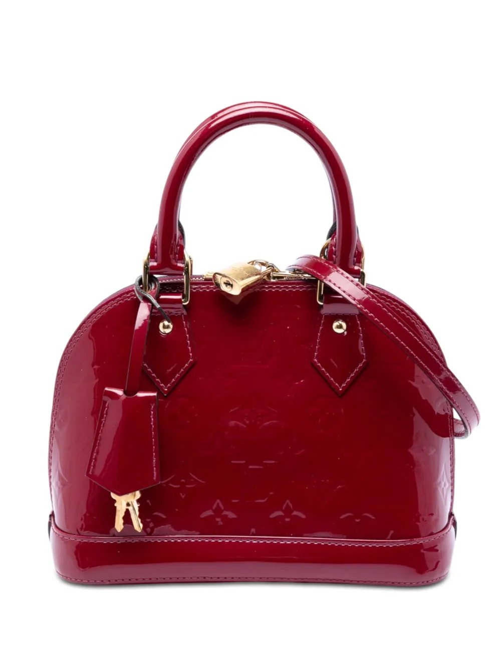 2016 Monogram Vernis Alma BB satchel