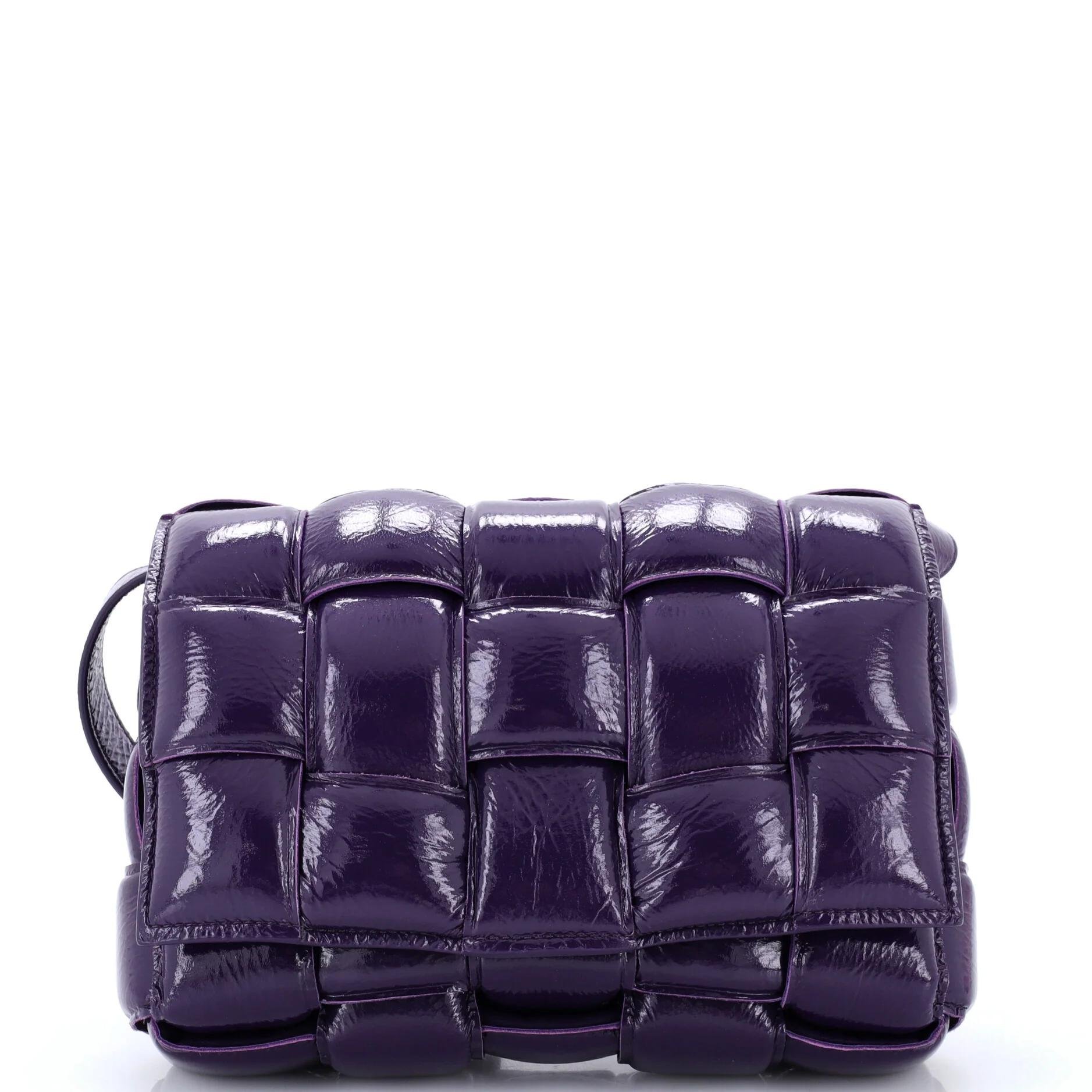 Patent leather crossbody bag