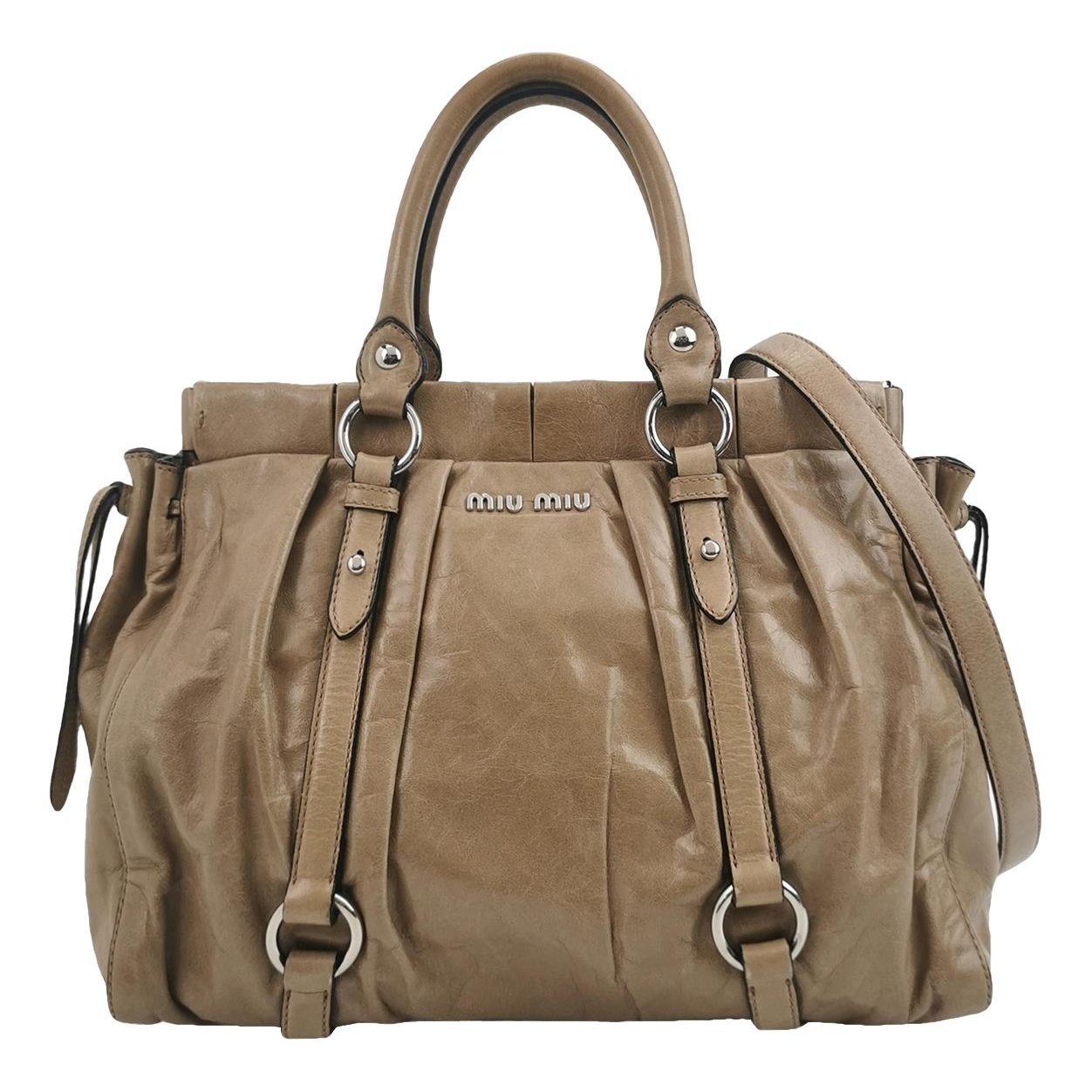 Vitello leather handbag