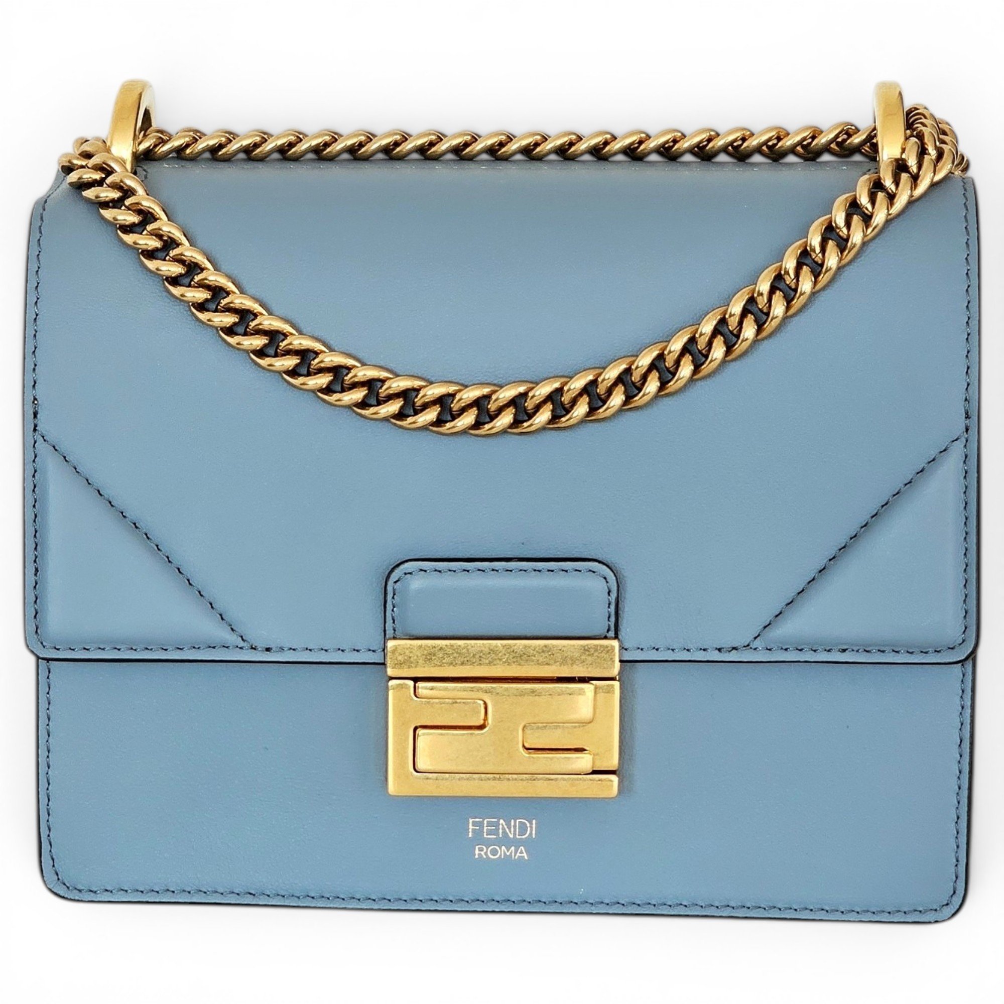 Kan U leather crossbody bag