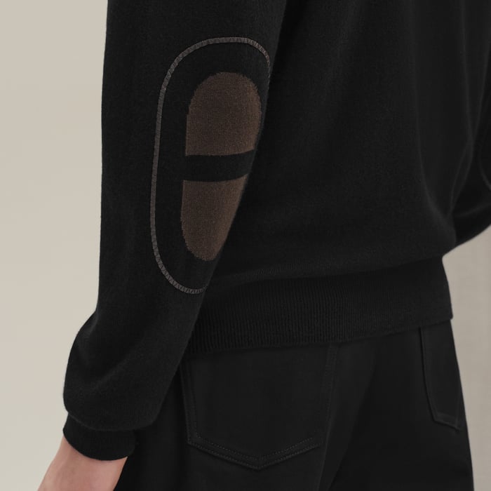 Noir Cashmere "Maillon Chaine d'Ancre" Hooded Jacket