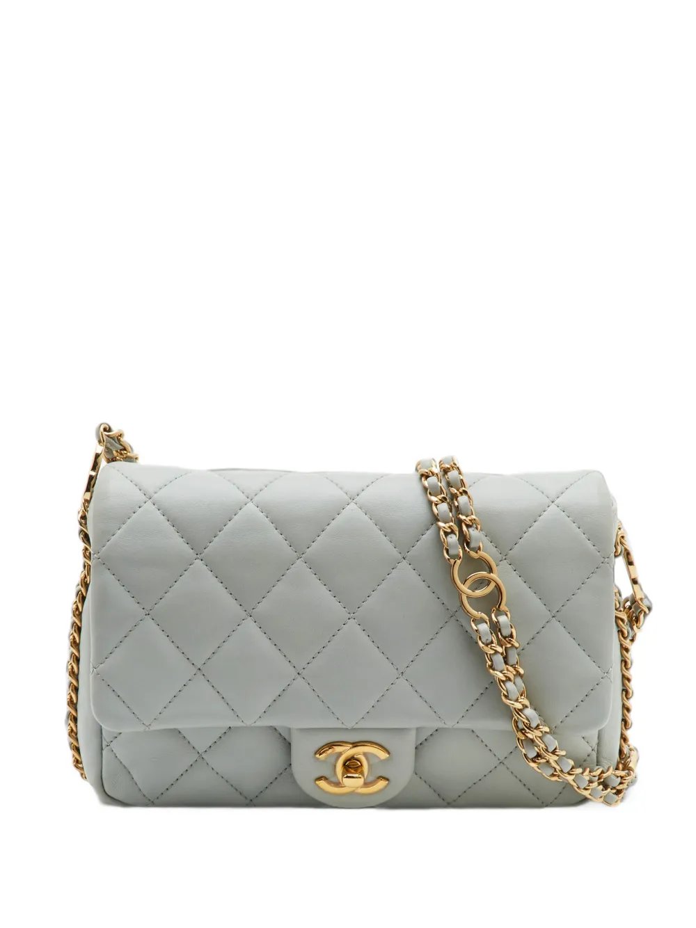 2021 CC turn-lock quilted shoulder bag