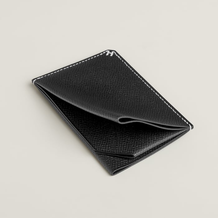 Noir H Sellier Card Holder