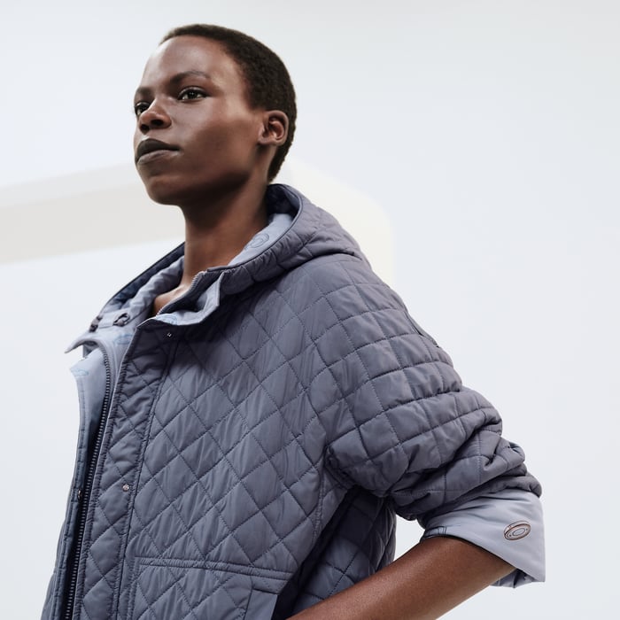 Bleu Grignon "Clou De Selle Semis" Reversible Quilted Jacket